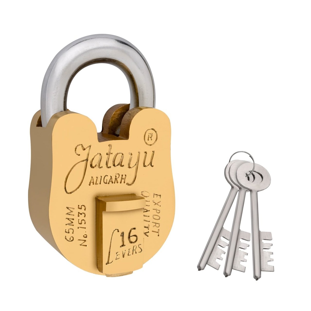 Churidar brass padlock